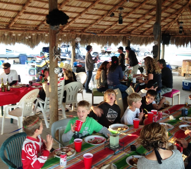 Thanksgiving under the palapa