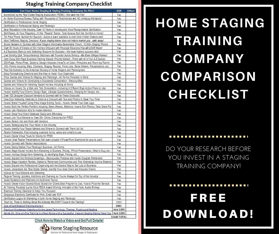 The Search for the right Home Staging Training The Search for the right Home Staging Training